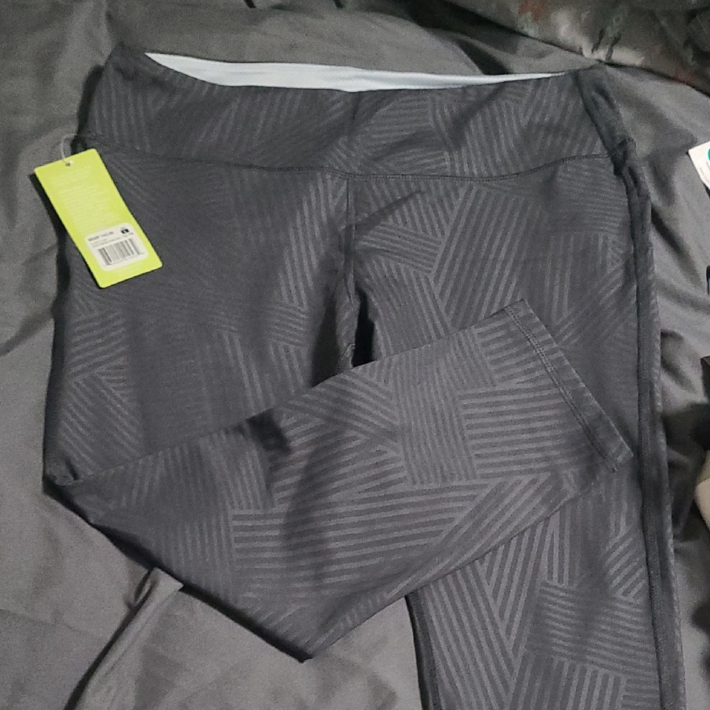 Marika Black Geometric Leggings
